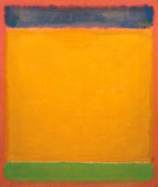 마크로스코 Mark Rothko United (Blue, Yellow, Green on Red), 1954, 197.5 x 166.