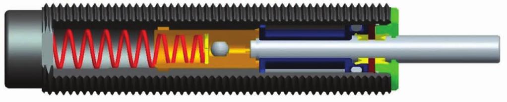 Hydraulic Shock bsorbers 오리피스특성 Single Orifice Single Orifice는흔히 Dashpot 으로불리며, Piston과 Inner Tube