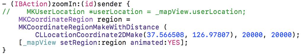 ios MKMapView API