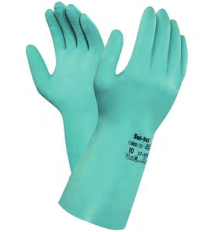 내화학장갑 Chemical Resistant Gloves KCs 인증내화학장갑 (Chemical Resistant Gloves) SOLVEX 37-676 한국산업안전공단인증제품 (KCs) 인체공학적디자인다이아몬드돋움처리로건조하거나습한환경에서도그립감이우수이음매가없는구조로손의염증방지및마모방지에우수알칼리, 동물성지방, 향료및석유계열용제에우수내마모성이뛰어남