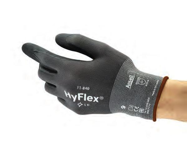 다목적장갑 Multi Purpose Gloves 다목적장갑 (Multi Purpose Gloves) HyFlex 11-518 가볍고편안하며강한내구성의 HyFlex 최신모델 18게이지편직 ( 맨손의촉감, 민첩성, 초경량 ) 다이니마특수섬유 ( 가볍고강한내구성 ) Cut Level 3(CE)