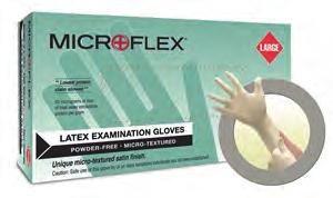 Microflex / HighFive 의라텍스일회용글러브전은모두 Powder-Free 245mm (9.6in) 0.13mm (5.1mil) 0.14mm (5.5mil) 0.1mm (3.