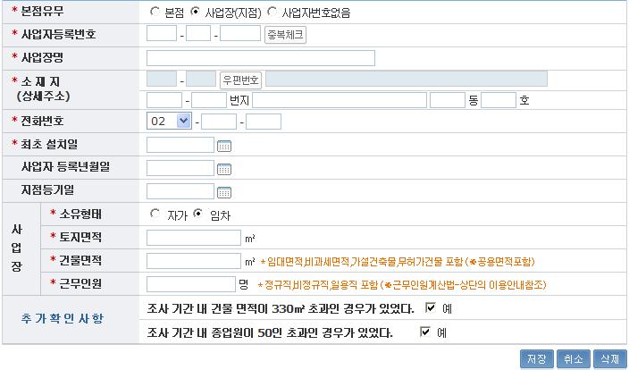 기재된면적이 330m2미만인경우는해당본점또는사업장에대해 주민세재산분명세서를작성할필요가없으므로해당자료를입력할수 없도록시스템에서막고있습니다. 3. 건물면적에커서이동시풍선도움말이뜬다.