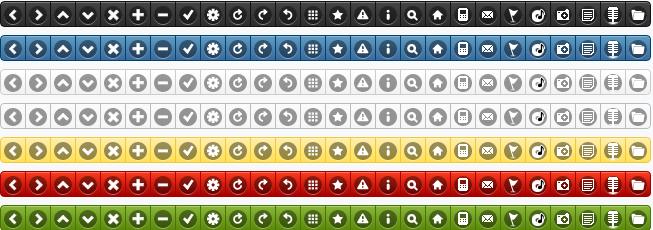 data-icon 속성값으로생성할아이콘이름을지정하여아이콘을추가한다.