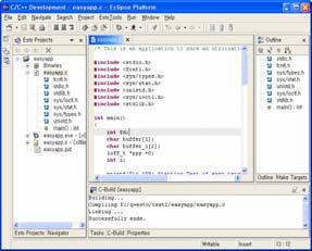 Module Target Agent Applications Middleware Kernel BSP D/D 25 26 Eclipse 기반의 Esto 원격디버거