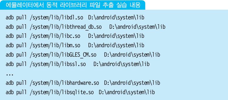 (2) 에뮬레이터 /system/lib