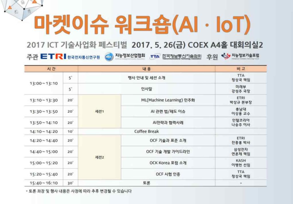 ) - 주요내용 : 지능정보기술표준화및성능평가방법론을구축 - 파급ㆍ기대효과 : 2017년포럼기능및역할정립 - 언론보도건수 : 총 7건 (ZDNet