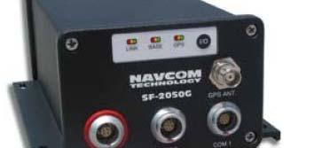 position service, < 15 m DGPS (NavCom SF-2050) received NMEA 0183
