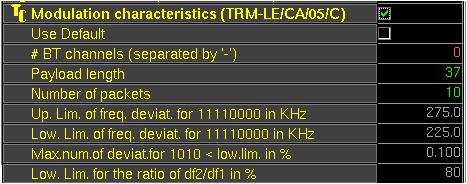 테스트항목 테스터의 AGC 기본설정값은 On으로되어있지만, In-band emissions 측정시에는테스터의 AGC 설정값이 OFF로바뀌면서테스터의수신이득구간이 (RX Power) -10 ~ 0 dbm 으로설정되어측정이이루어진다. 만약, DUT의송신 Power가 -10 ~ 0 dbm 보다현저하게크거나작을경우, 측정결과값에오차가있을수있다. 3.