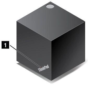 ThinkPad WiGig Dock 개요 1 상태표시등 : ThinkPad 로고의표시등은도크의상태를보여줍니다. 표시등은도크가켜지면 ( 정상모드 ) 계속표시됩니다. 1 2 USB 2.0 커넥터 5 USB 3.