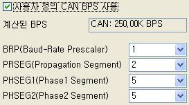 CAN 수신모드 UART_CAN Analyzer 를통해수신하고자하는 CAN 메시지타입을지정합니다. CAN2.0A/B Both : CAN 2.0A와 CAN 2.0B 타입의두가지메시지를모두수신함이경우 CAN ID 타입항목선택을통해수신 ID와수신 Mask ID 포맷을 2.0A 또는 2.0B으로선택할수있음. CAN2.0A Only : CAN 2.