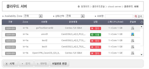 3 cloud server 접속생성된서버에접근하기위해서는가장먼저포트포워딩 Rule 을설정하여야합니다. ( 자세한설정방법은 2.6.