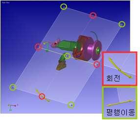 단면핸들팝업메뉴 단면핸들팝업메뉴 단면핸들에마우스오른쪽버튼을클릭하면단면을제어할수있는팝업메뉴가나타납니다.