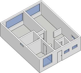 1 비교기준설정 3장에서분류한 6개의 3D프린팅시공방식의경제성을비교하기위하여기존의시공방법중철근콘크리트시공방법을비교기준으로정하고시공방식별로시간, 자원, 인력활용적측면에서비교분석하였다.