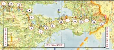 를직각으로개선, 선 ( 先 ) 예고표지판을설치하고부도로횡단구조를고려하여노견, 보ㆍ도차도구분을명확히하고횡단보도설치시지역특성을고려하여설치, 과속감시카메라설치, 교차로내시거기준선정및운전자반응에따른황색시간조절등이있다고하였다.