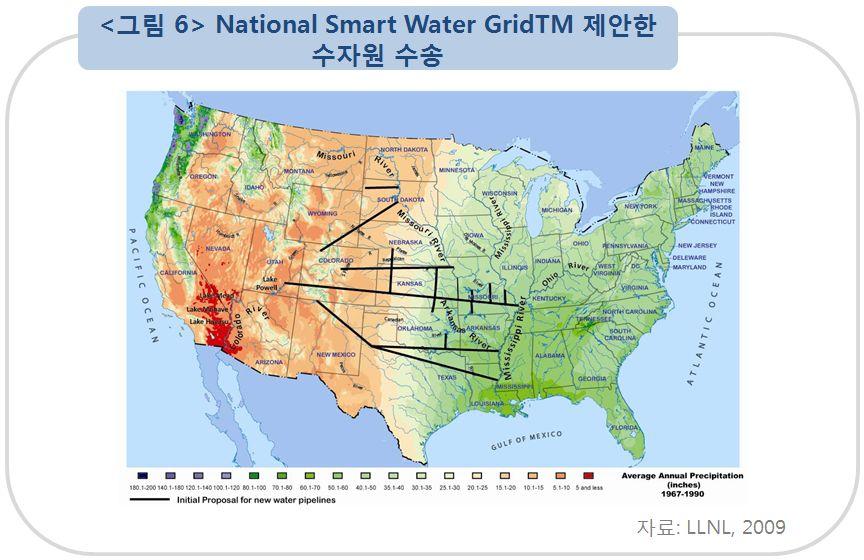 Water GridTM 은미국중남부지역의풍부한수자원을콜로라도강과서부