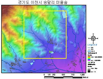 도시지역에서의바람길과대기질영향에 관한연구, 2006) 그림 45.