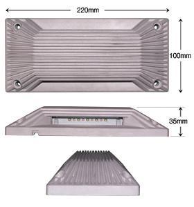 2 제품소개 2-3 LED 조명등 SPEC Picture Spec 구분 상세내역 MODEL 명 SJ-1110( 단방향 ),SJ-1120( 양방향 ) LED : 1W Series Size 광원부 본체 컨넥터및 연결코드 매립함체 블럭 단방향 6W 130mA 800 lux 이상 재질 : AL 합금 12 종 SIZE : 220 X 100 X 35 도장 :