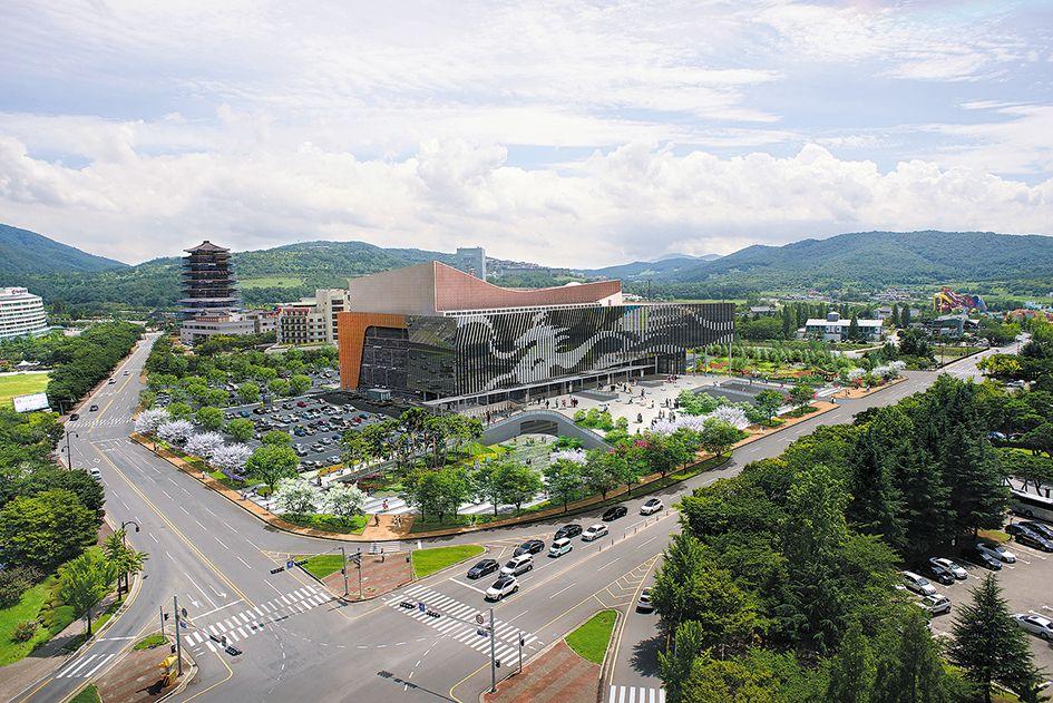 전시장 VENUE HICO 전경 3F 컨벤션홀 HICO는경주화백컨벤션센터 (Hwabaek International