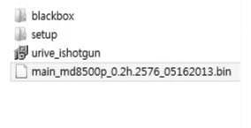 7. 업그레이드 (3) [ 수동업그레이드방법 ] 1.#업그레이드하실펌웨어파일을마이크로 SD 카드에복사합니다. (www.urive.co.kr 유라이브다운로드센터 ) 마이크로 SD 카드를반드시 i-shotgun 전용뷰어또는블랙박스본체에서포맷하신후, 포맷된메모리카드에업그레이드파일 (main_md8500p_x.xx. xxxx_xxxxxx.bin) 을복사합니다.