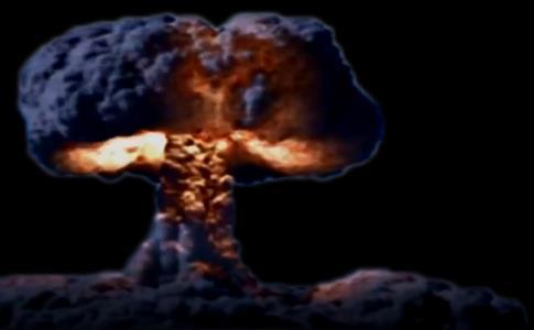 핵무기폭발초기효과 ( 참고자료 ) 핵폭풍 완파 반파 경미 피해없음 열복사 화재