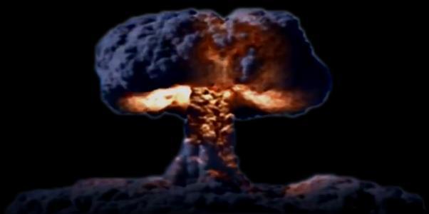 핵무기폭발초기효과 20 KT 급핵무기공격 ( 일본나가사키투하팻맨수준 )