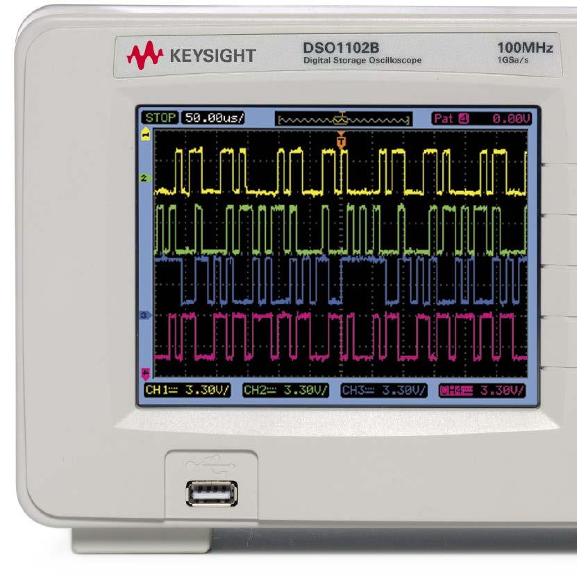08 키사이트 DSO1000A/B 시리즈오실로스코프 - 데이터시트 키사이트 1000B 시리즈오실로스코프 : 기대이상의성능을제공하도록제작되었습니다.