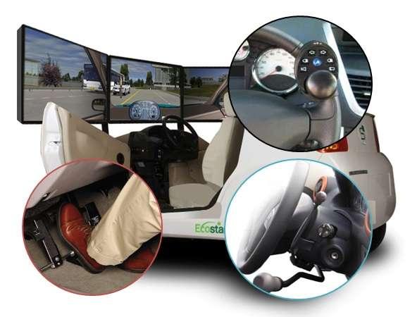 고령운전자정밀적성검사및운전재활을위한 모의운전장치 (VR,