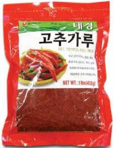 27KG) PG2302 태경 ) 김치용고추가루 TK)RED PEPPER POWDER(COARSE) 10/3LB(1.