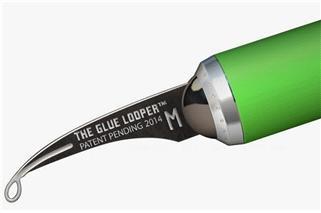 깔끔한접착제사용법 Glue Looper o 접착제는어떤작업에사용하든깔끔하기가어렵다. 손가락이며탁자표면, 주변의거의모든것에접착제가, 그것도많이달라붙는다. 글루루퍼 (Glue Looper) 는이렇게지저분해지는일없이접착제를사용할수있게해주는장치이다.