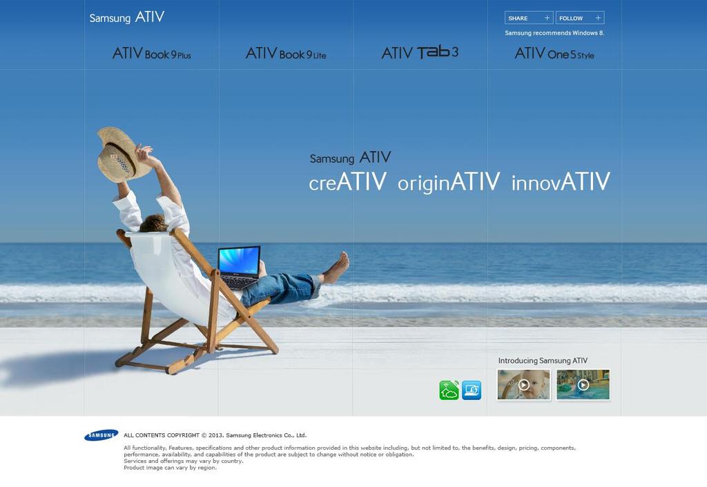 SAMSUNG ATIV 2013 2013.