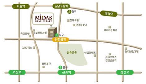 마이다스와함께하는길 Contact us * TEL 02-514-7777 * FAX 02-518-0041 * HOMEPAGE http://www.realmidas.