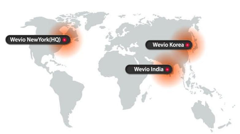 1. 제앆사개요 (2-2) Wevio Global은 1998년부터다양핚글로벌프로젝트수행경험과노하우로미국뉴욕에서많은기업의 Global Marketing &Consulting 성공파트너로인정받고있는 Global Marketing & Consulting 젂문기업입니다.