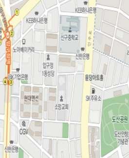 포도플라자 주소서울시강남구신사동 634-1 위치 3 호선압구정역도보 12 분 ( 단위 : 3.