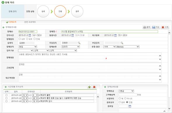 관리 [ Process / Function ] [ 특징 ] IT 업무요청및개발요청관리 서비스 ( 신청서