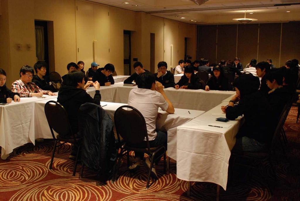 2012년 1월 14일 ( 토 ) 09:30~11:30 2) 장소 : Riviera Hotel Convention Room (Las Vegas 소재 ) 3) 참석인원 : 총 38인 o연수단 (38인) : 연수생 29인, 관계자 9인 4) 주제 : Silicon Valley Code 6)