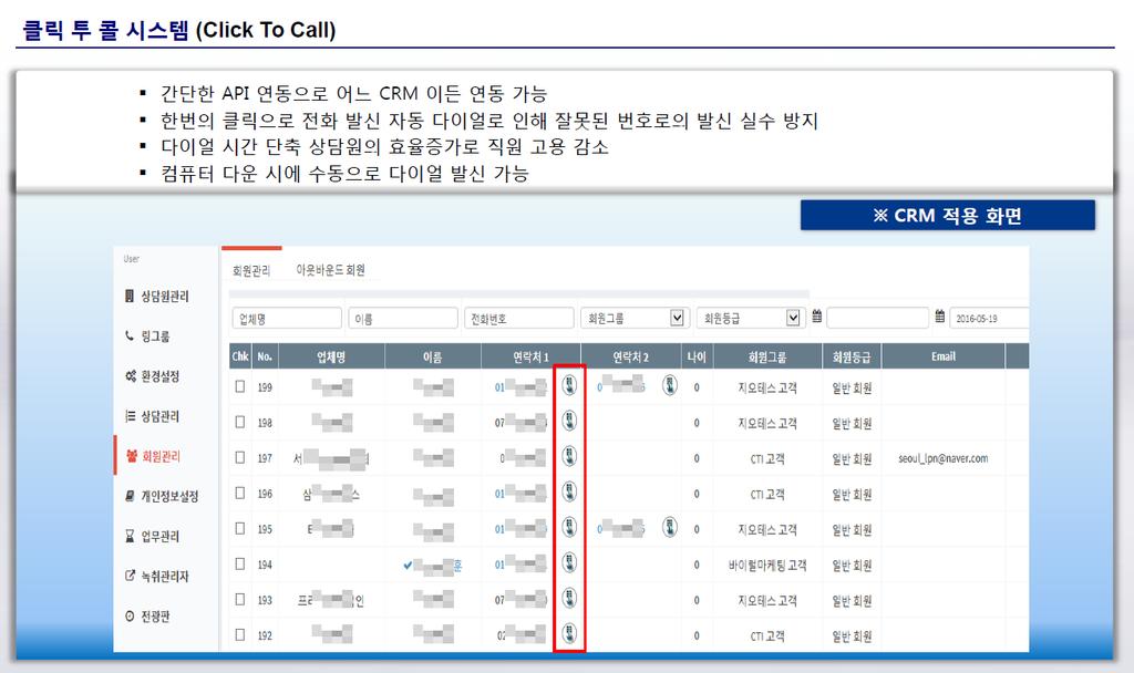 일, 월단위총통화수확인 통화성공, 불완료,