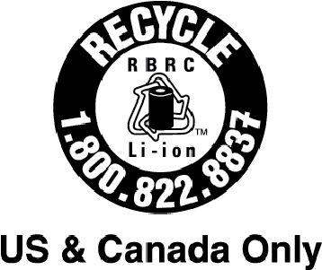 If you need to dispose of a lithium battery, insulate it with vinyl tape, contact your place of purchase or a waste-disposal operator, and follow their instructions.