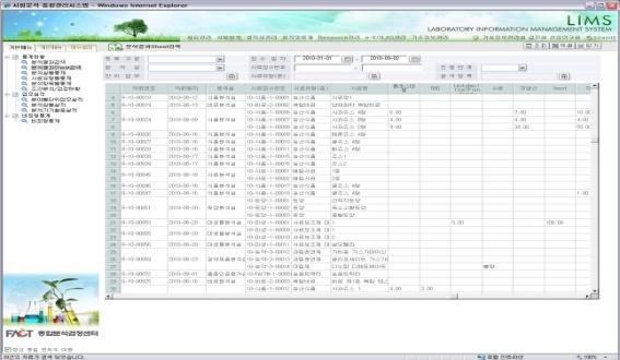 Sheet 조회 결과 Sheet 조회기능제공 Excel