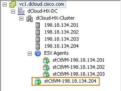 그림 22. Windows Session Credentials 을이용하여로그인 2. Hosts and Cluster 메뉴를클릭하여 vc1.dcloud.cisco.com 에생성되어있는호스트를확인 그림 23. 스크립트를실행전상태. 3. 워크스테이션데스크탑의바탕화면에있는 Scripts 폴더를탐색 4.