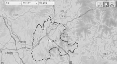 사용방법 - 광역시 ( 도 ), 시군구,