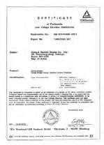 02 KOTRA 주관수출기업화업체선정 2000. 03 VDE(GERMANY- 형식승인 ) 규격취득 2001.