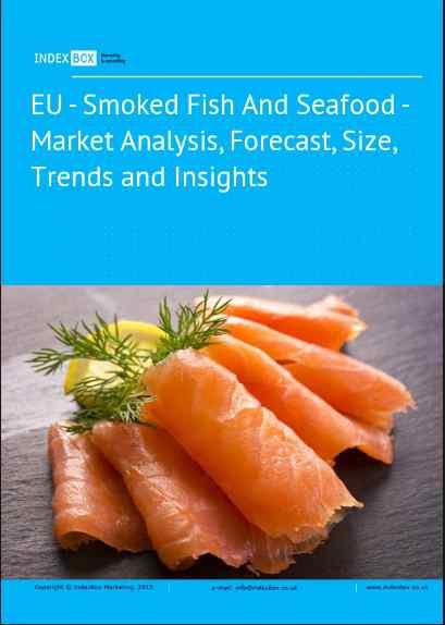 수산물수출동향 <EU 훈제수산물동향 2018> <EU-Smoked Fish And Seafood Market Report 2018> ( 공 ) 저 : EU, IndexBox 주요내용 - 유럽의 28개 EU 국가들의훈제생선및수산물시장에초점을맞추어상세한설문조사와시장규모및거래량, EU 무역, 가격변동, 국내생산및매출액에대한최신데이터가수록되어있다.