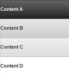 6. UX Component - Panel Panel은 Header/Footer bar와함께페이지를구성하는요소이다.