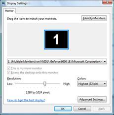 Windows Vista 1. Start ( 시작 ) 과 Control Panel ( 제어판 ) 을차례로클릭합니다. Appearance and Personalization ( 모양및 개인설정 ) 클릭합니다.