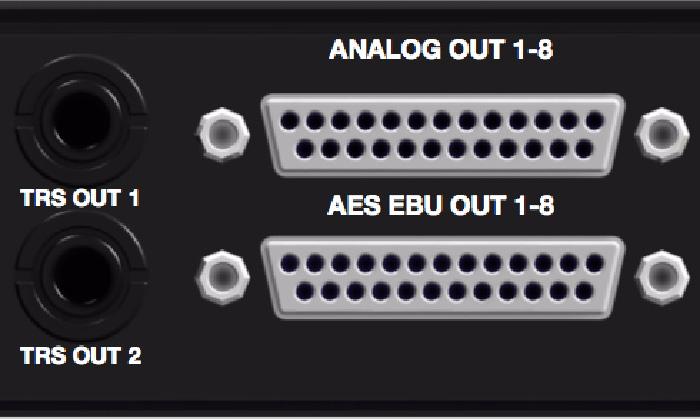 TRS (AES/EBU) DB-25 TRS OUT 1 2 HD OMNI ANALOG OUT 1 2 ANALOG OUT 7 8 1/4 TRS (26 ) Pro Tools SETUP( ) (43 TRS