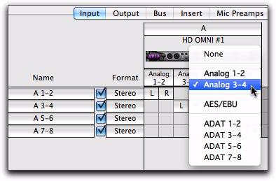 HD OMNI Pro Tools, I/O (Setup > I/O) I/O MAIN ALT HD OMNI " " (Cue) (HD OMNI ).