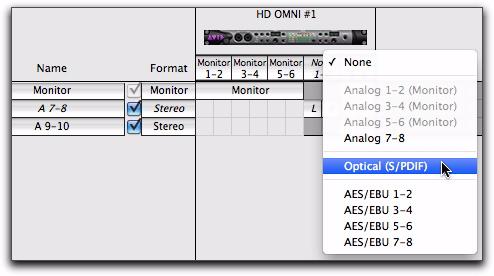 HD OMNI Pro Tools, I/O (Setup > I/O). I/O., 5.1 5.