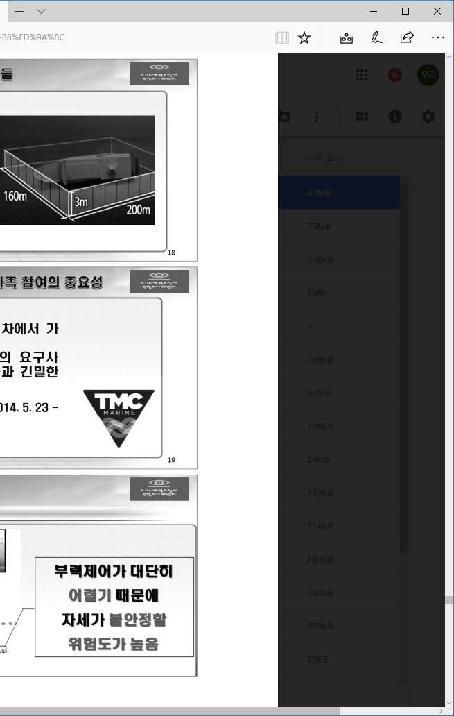 2017년인양과정에서도유실방지장치에대한문제점들이지적되었으나해수부는이에대한추가대책마련없이계속해서인양을진행시켰다.