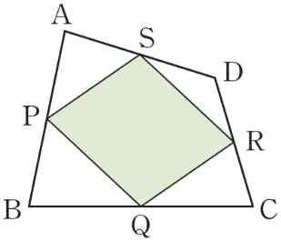) [ 풀이 ] ABCD 의대각선 AC 를그으면 ABC 에서점 P, Q 는각각변 AB, BC 의중점이므로, 삼각형의중점연결정리에의하여 P Q // AC, P Q AC 이다. 또한, ACD 에서점 S, R 는각각변 AD, DC 의중점이므로 SR // AC, SR AC 이 다.